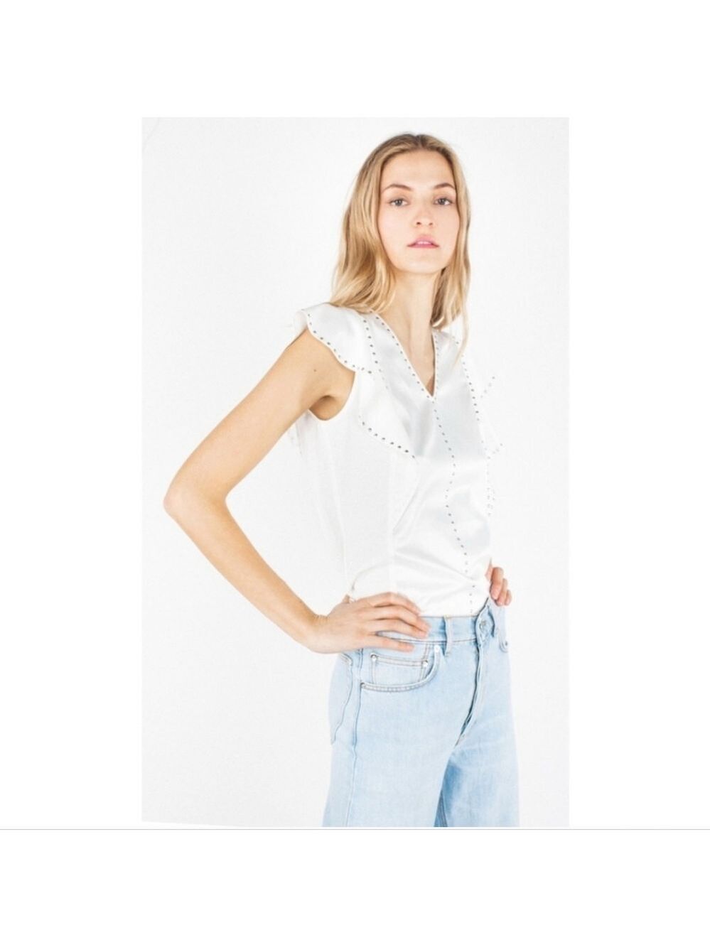Generation Love Jordyn Sleeveless Blouse Studded